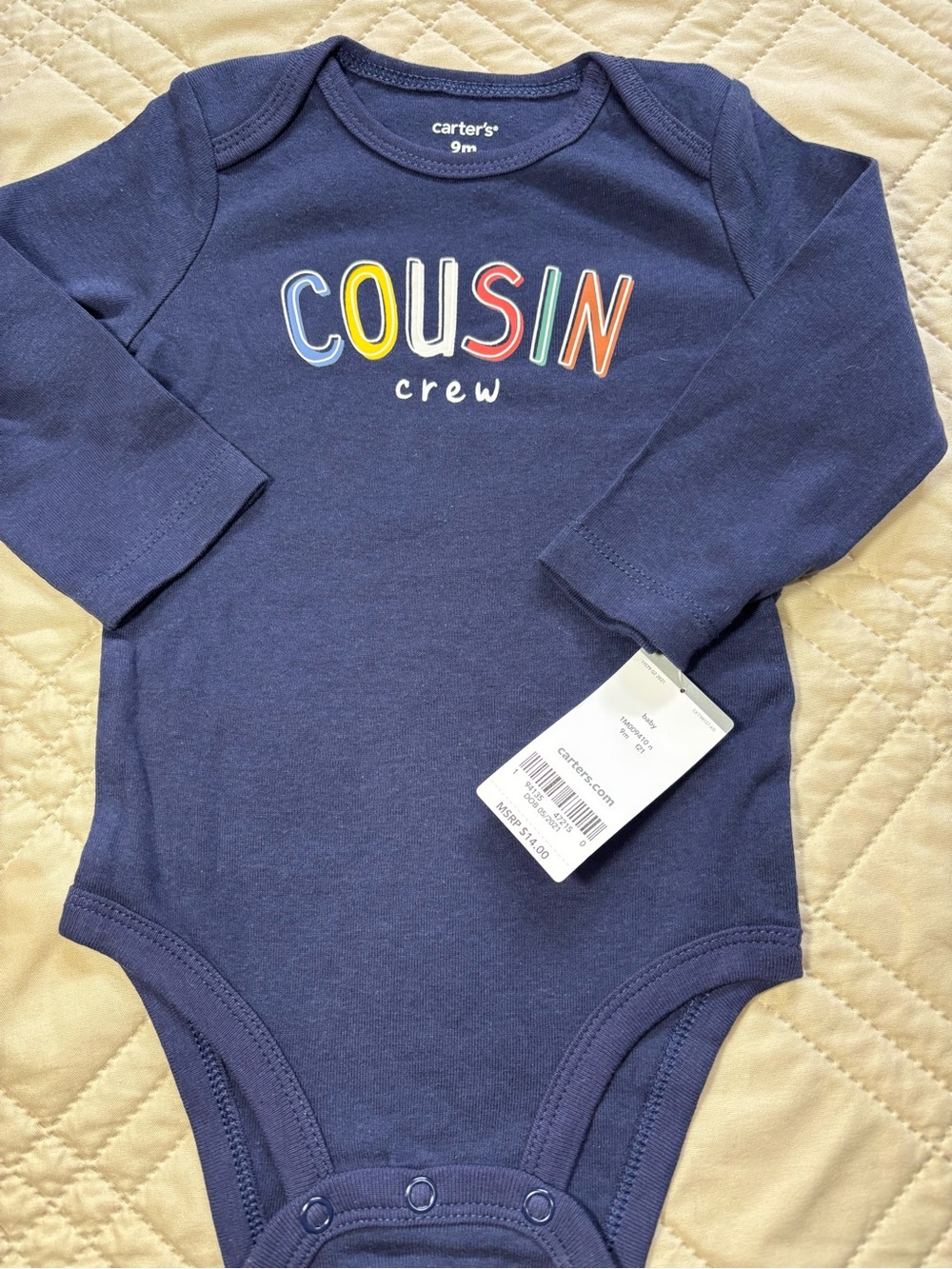 Carter's 9M 'Cousin Crew' Bodysuit